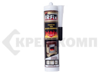 Герметик силикатный для печей, каминов High Temperature Sealant Черный IRFIX 1500, 310мл