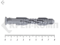Дюбель фасадный, без шурупа 10х80П, НЕЙЛОН (50 шт)