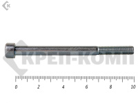 Винт с внутренним шестигранником,цинк DIN912 8х100 Фасовка МОСКРЕП (50шт)