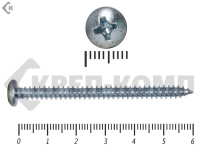 Шуруп с полукруглой головкой DIN7981 4,8х60 (1800шт)