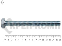 Болт полная резьба, цинк DIN933 10х160 пр.10,9 (25кг/274)