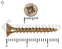 Саморез желтый цинк POZY 3,5х25 (150шт)