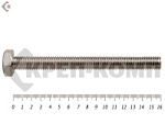 Болты с полной резьбой, нержавеющие DIN933 А2 8х160 "МОСКРЕП" (25шт) – фото