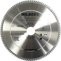 Диск 350*50*100Т, пильный Hilberg Industrial Дерево (1 шт)