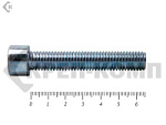 Винт с внутренним шестигранником,цинк DIN912 12 х65 полная резьба Фасовка МОСКРЕП (40шт) – фото